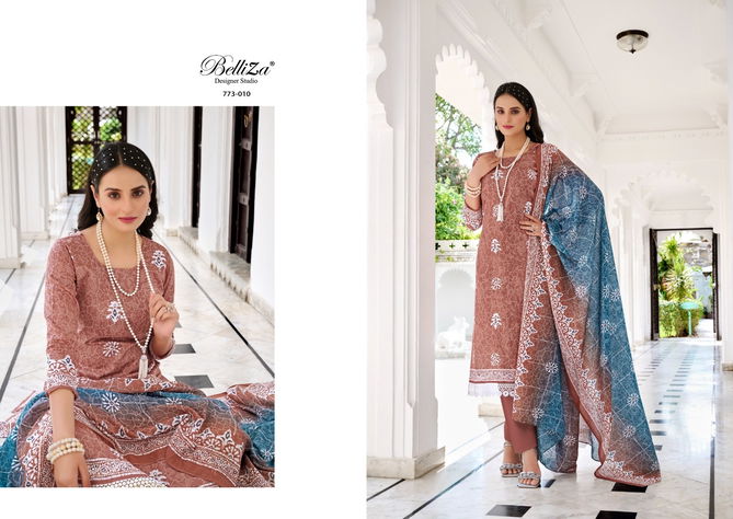 Siyahi Mirror By Belliza 001-010 Printed Cotton Dress Material Catalog